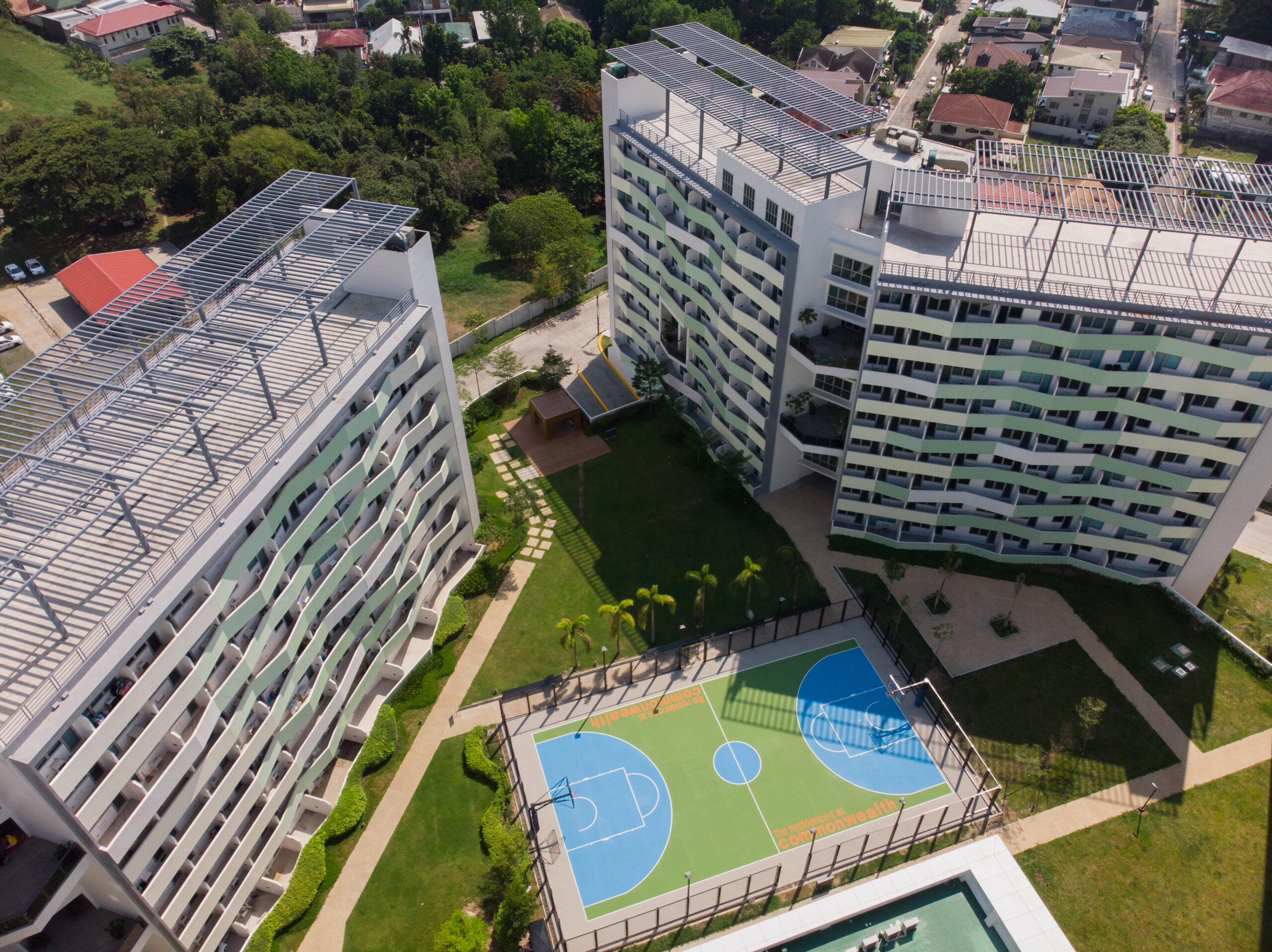 Commonwealth by Century Buildings 1-8
<br/><br/>
Location: Quezon City<br/>
Services: MPF, Surveying, BIM<br/>
Client: Century Properties Group<br/>