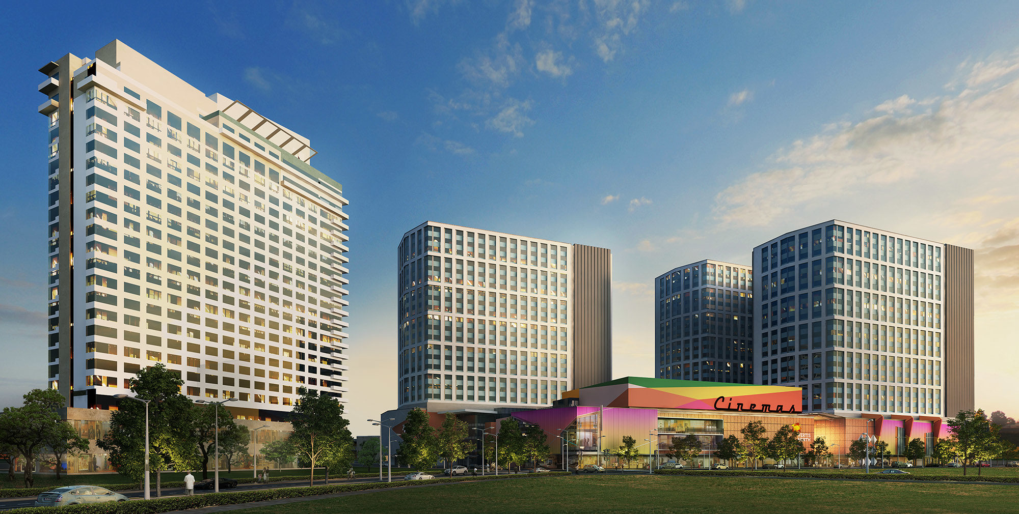 ALVEO HIGH STREET SOUTH CORPORATE CENTER<br/> <br/>
Location: TAGUIG CITY, BGC<br/>
Services: LEED<br/>
Client: Alveo Land Corporation<br/>